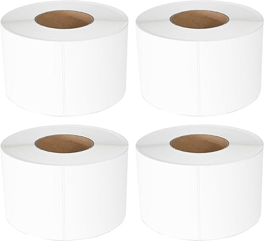 L LIKED 4000 Thermal Labels 4" x 6" Perforated Industrial Thermal Shipping Labels with 3" Core, (Commercial Grade)-DeskLoop Office