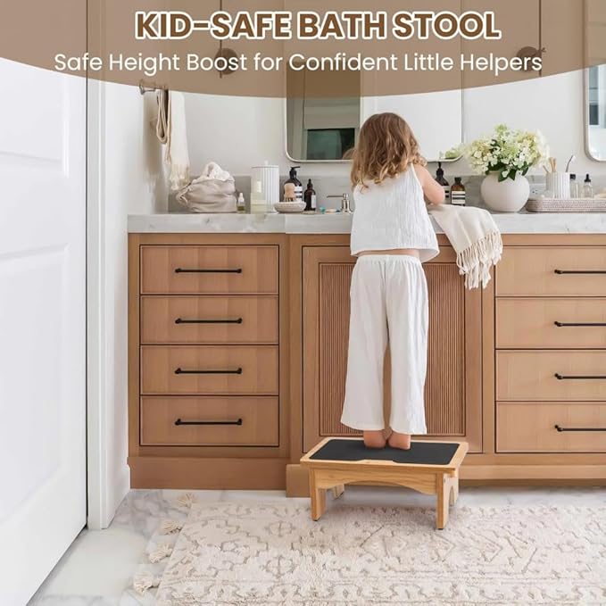 StrongTek Adjustable Foot Rest for Under Desk, 3-Level Adjust Incline, 7" Step Stool for Kids Adults, Ergonomic Foot Stool Relieves Swelling, One Step Stool with Non-Slip Surface for Home and Office-DeskLoop Office