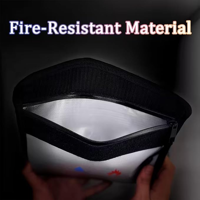 Fire-resistant document pouches, including a set of fire-resistant wallet - Image 8