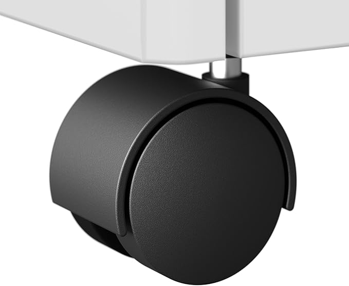 Bush Business Furniture Studio C 3 Drawer Mobile File Cabinet in White-DeskLoop Office