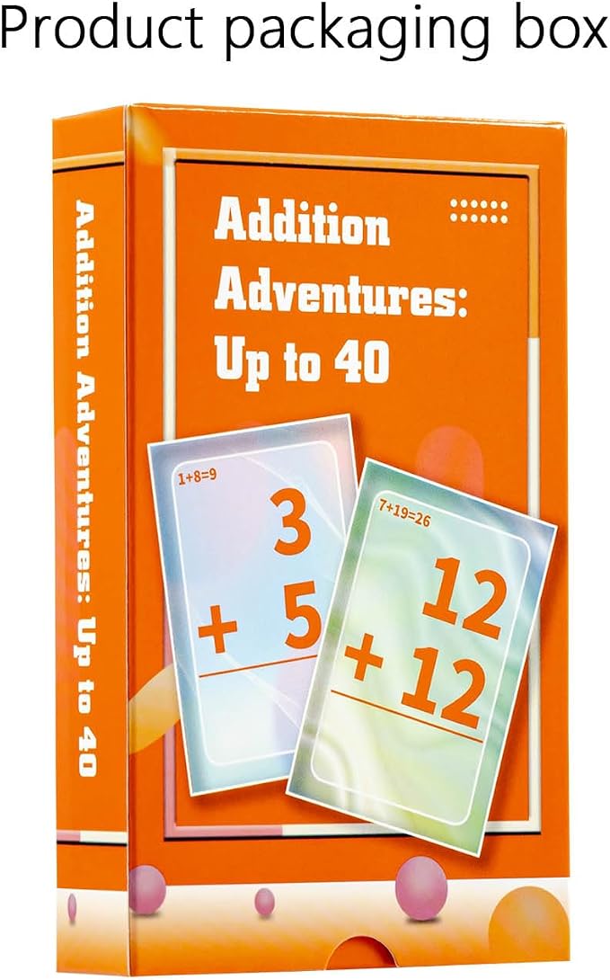 Alened Addition Flash Cards, Math Facts Flashcards 1-20, Manipulatives Games - Image 9