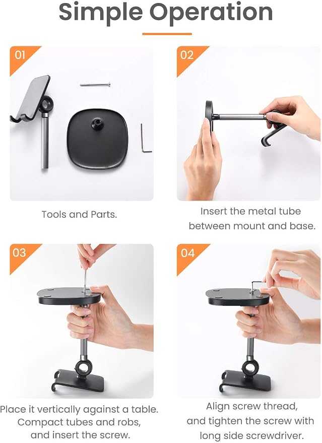 LISEN Cell Phone Stand Adjustable Phone Holer - Image 7