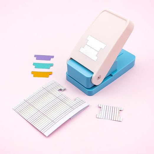 Tab Punch DIY Index Tabs Puncher Tag Punch Loose Leaf Separator Label Punch - Image 6