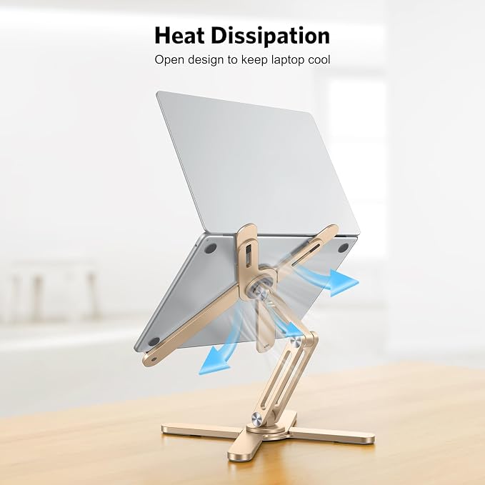 OMOTON 360° Rotating Laptop Stand Riser - Image 9