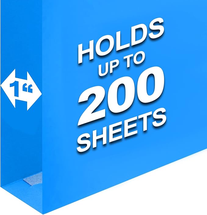 HERKKA Extra Capacity Legal Size Hanging File Folders, 30 Pack Reinforced Legal Size Hanging Folders with Heavy Duty 1 Inch Expansion, Designed for Bulky Files, Medical Charts, Assorted Colors-DeskLoop Office