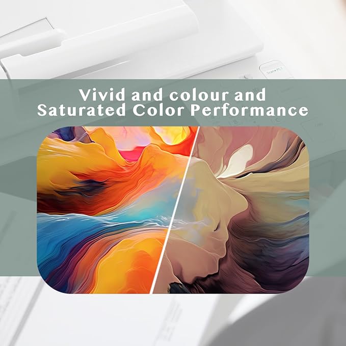 747 Ink Cartridge 300-ml (3-Pack, Chromatic Green/Chromatic Blue/Gray) for DesignJet Z6 & DesignJet Z9+ Printers Compatible Ink Replacement for HP 747 Ink Cartridge P2V84A P2V85A P2V86A-DeskLoop Office