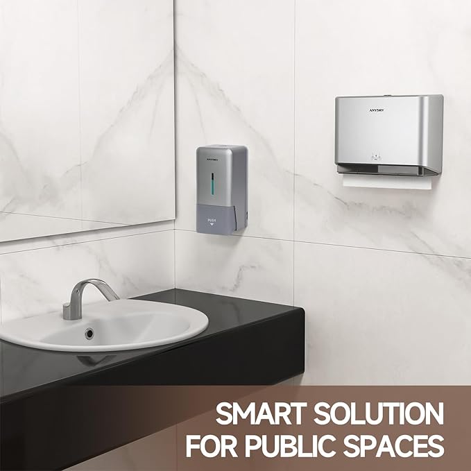 200-Sheet Wall-Mounted Paper Towel Dispenser, Fits Multi-Fold Towels up to 10x3.1 Inches, Perfect for Home & Business (Silver)-DeskLoop Office