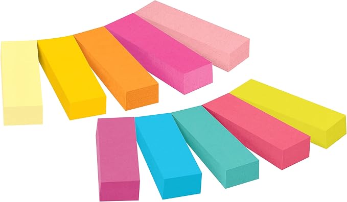 Post-it Page Markers, 1/2 in x 2 in, 50 Markers/Pad, 10 Pads/Pack - Image 13