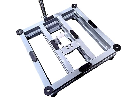 Stainless Steel Bench Scale, Commercial Digital Weighing Scale/Postal Scale/Shipping Scale, 600×0.02lb Capacity (12"x 16")-DeskLoop Office