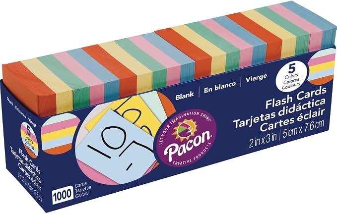 Pacon Blank Flash Card Dispenser Boxes, 2w x 3h - Image 2