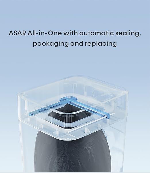 TOWNEW T1S 4.1 Gallon Automatic Self-Sealing and Self-Changing, Motion Sense Activated Trash Can, 2024 Upgrade Smart Garbage Can with Lid for Kitchen Bathroom Office, White-DeskLoop Office