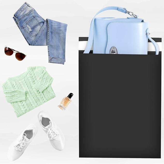 Poly Mailers 14.5x19, Large Poly Mailers 100 Pack, Shipping Mailers with Self Seal Adhesive, Waterproof and Tear-Proof Mailers Poly Bags for Small Business (Black)-DeskLoop Office