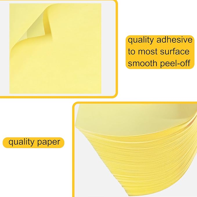 48 Pack 2400 Sheets Sticky Notes 3x3 Inches Bulk Colored Posted Notes Yellow Notes Stickies Note Pads for Office, School, and Home Supplies, 50 Sheets/pad-DeskLoop Office