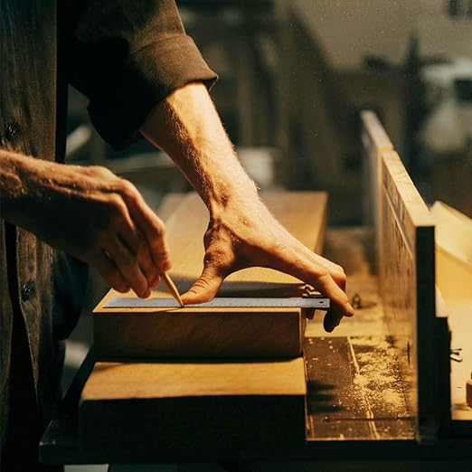 12-Inch Stainless Steel Metal Ruler with Non-Slip Cork Backing - 1 Pack-DeskLoop Office