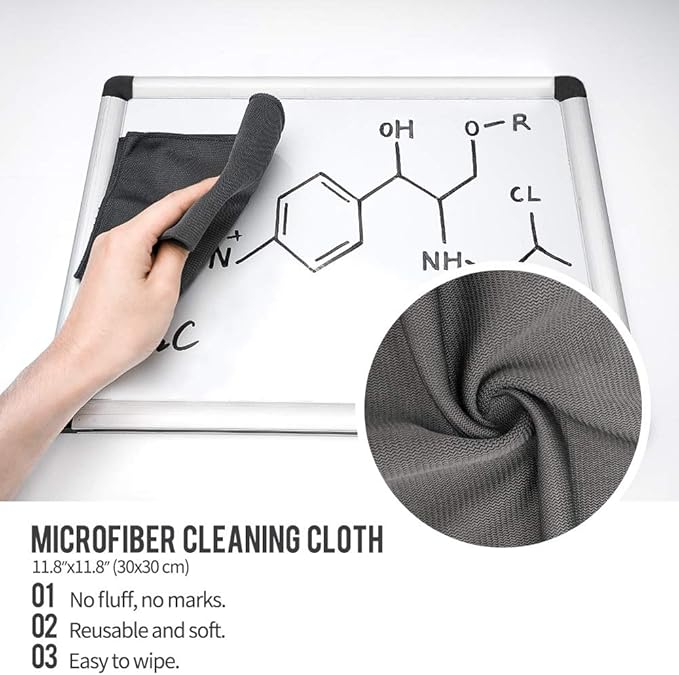 loukin Non-Toxic Whiteboard Cleaner, 8.5 fl oz Dry Erase Board Cleaner, White board Cleaning Spray, Removes Stubborn Marks from Whiteboards, Chalkboard (12-Pack)-DeskLoop Office