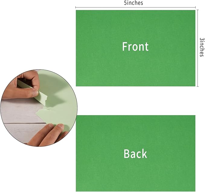 50 Sheets Blank Cardstock Paper 250 GSM Thick Heavy Cards Stock for DIY Art Projects, Card Making, Postcards, Greeting Cards, Birthday Party, Wedding Invitation (Multicolor, 3x5 inches)-DeskLoop Office