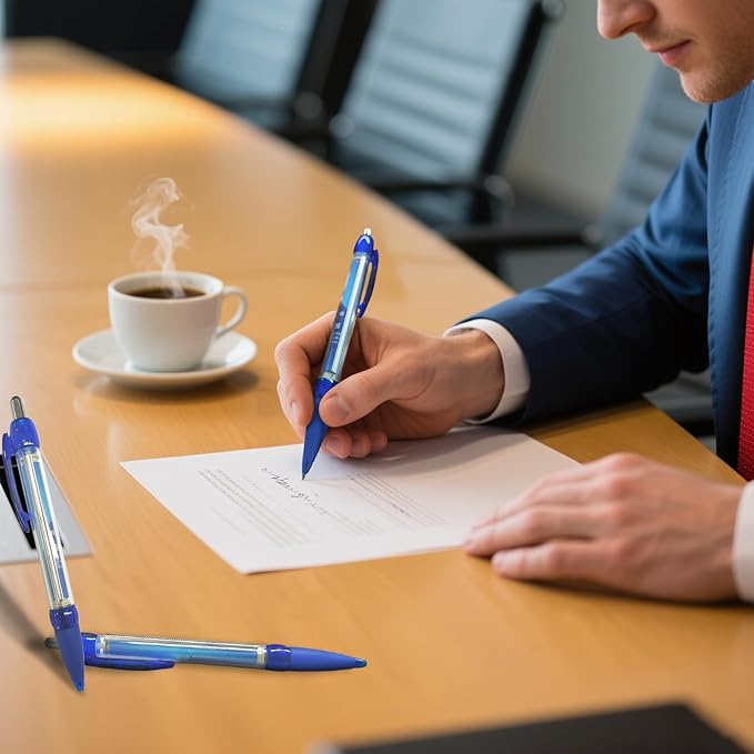 Personalized Pens Bulk, Custom Pollout Paper Pen with Printed, Customizable Retractable Roll Up Banner Pens for Business with Name Logo, Exhibitions, Events, Presentations, Advertising 100 Pcs-DeskLoop Office