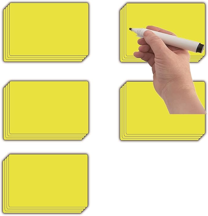 STTMGN Dry Erase Big Magnetic Labels, Large Write On Magnets Name Tags Sticker - Image 7