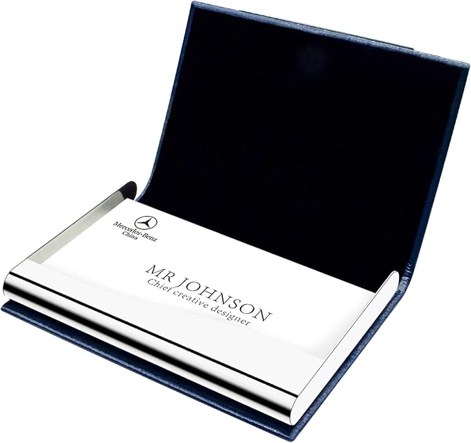 Padike Business Card Holder, Faux Leather Wallet - Image 5