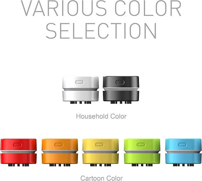 ODISTAR Desktop Vacuum cleaner,Mini table dust sweeper Energy Saving,High endurance up to 400 mins,Cordless&360º Rotatable Design for Cleaning Hairs,Crumbs,Computer Keyboard of gifts for kids (orange)-DeskLoop Office