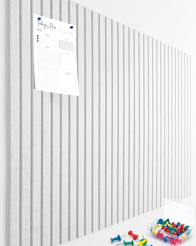 Cork Boards for Walls 48" x 36" Felt Board Alternative, 12 Pack Felt Wall Tiles Bulletin Board, Large Cork Board for Office Pin Board Tack Board Cork Boards-DeskLoop Office