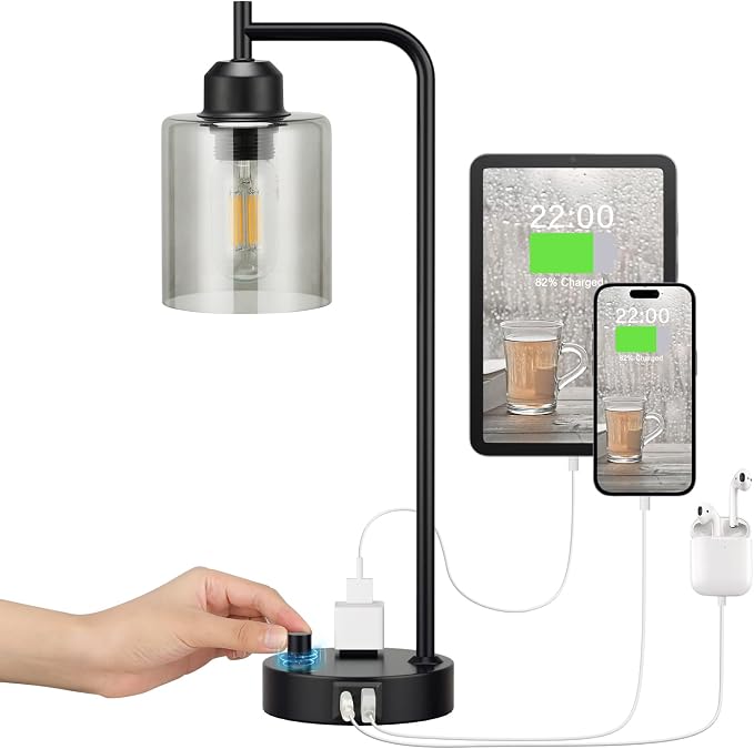 Industrial Bedside Desk Lamps for Bedroom - Image 8