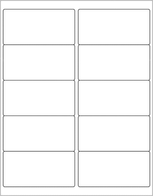 9527 Product 10 UP Sticker Labels,2x4 inches FBA Shipping Address Labels for Laser/Ink Jet Printer,Total 10000 Labels-DeskLoop Office