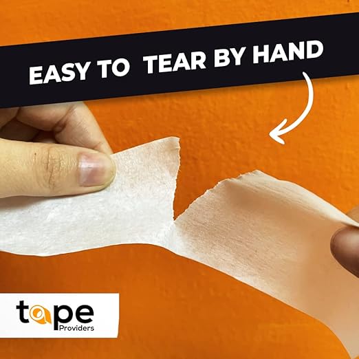 WOD MT5 Utility Grade Masking Tape, 3/8 inch x 60 yds. (Pack of 96) for Home or Office air-Dry Painting, Labeling, & Packing. Leaves no Residue-DeskLoop Office