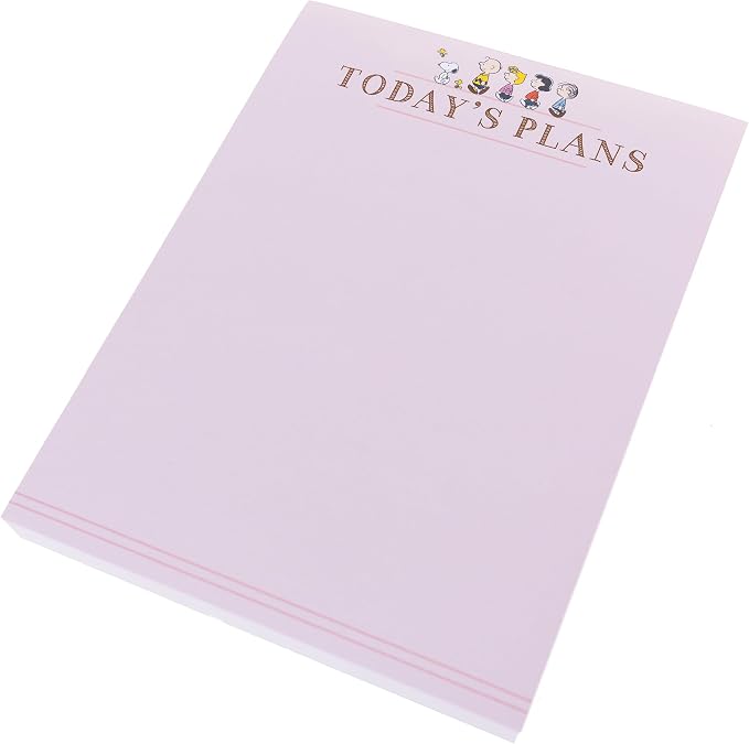 Graphique Peanuts Friends Large Notepad, Cute Memo Pad, Large Desk Notepad - Image 2