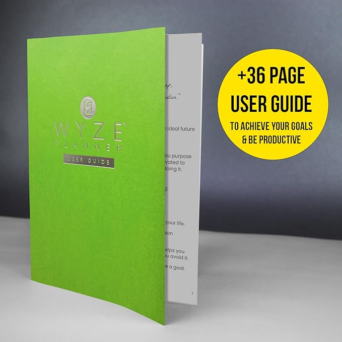 Undated Daily Planner – 6-Month A5 Productivity Organizer with Full Page Per Day, Hourly Schedule, Goal Setting, Habit Tracker, Weekly & Monthly Pages – Hardcover Time Management Notebook (Lime Green)-DeskLoop Office