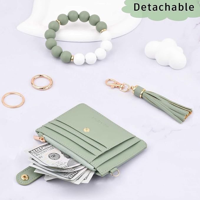 BAOSIWA Silicone Bracelet Keychain Wallet - Image 6