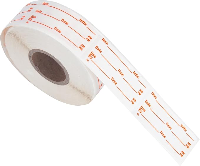L LIKED 500 Stickers Use by 1 x 2 Inch Dissolvable Food Storage Labels - Image 7
