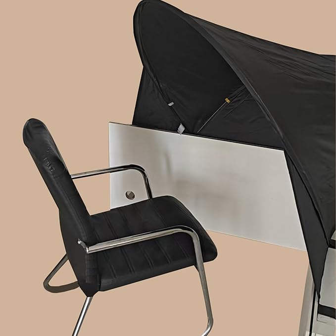 Large Size Cubicle Corner Desk Shade for Office,Portable Foldable Light Shade Cover, Fit for Taller Cubicle Partitions for Privacy Attached in a Normal 90 Degree Cubicle Corner-DeskLoop Office