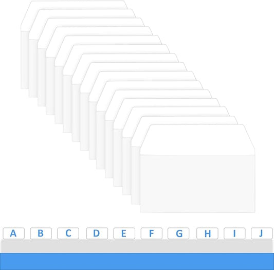 Zonon 200 Pieces Tabs 2 Inch Sticky Index Tabs, Writable and Repositionable File Labels Flags White Page Pop up Markers Labels for Reading Notes, Books and Classify Files-DeskLoop Office