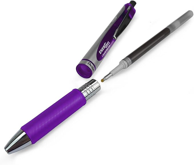 4 x PENTEL Energel 0.7mm Refill Metal Tip LR7 - Image 2