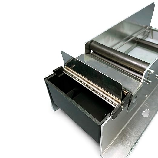 IDL Packaging Dispenser with 2 Rolls of Reinforced Water-Activated Kraft Gummed Tape, Water Reservoir & Moister Brush-DeskLoop Office