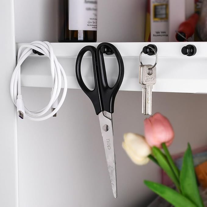 50 Pack Fridge Magnet, Black Strong Magnets for Whiteboard, Push Pin Magnets Refrigerator Magnets Small Strong Neodymium Magnet for Office, Classroom, Kitchen, Home-DeskLoop Office