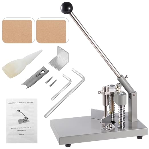 Corner Rounder, Paper Punch Cutter, Hand-Operated Corner Rounding Machine with R6mm and R10mm Dies, Industrial Heavy Duty Paper Cutting Tool for Laminate-DeskLoop Office