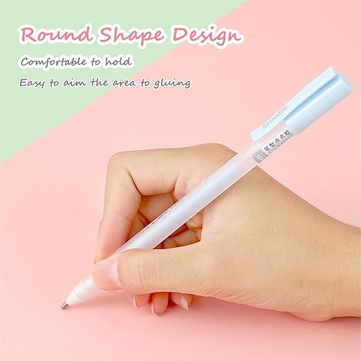 Scrapbook Quick Dry Crafting Glue Set, 6PCS Multi-color Spot Glue Pen for Papercrafts, Handmade Stationery, DIY Foil-Stamping, Back to School Supply, Year 6+-DeskLoop Office