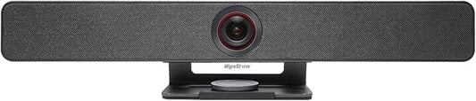 WYRESTORM 4K Conference Room Camera with AI Auto Framing, Presenter & Speaker Tracking, 120° Wide-Angle Webcam, 5X Digital Zoom, 4-Mic Array & 2 Speakers, Work with Meet, Teams, Zoom-DeskLoop Office