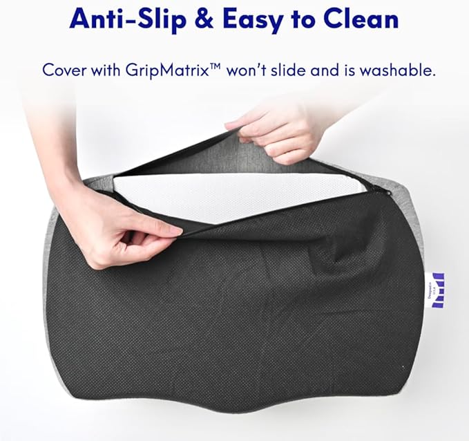 C CUSHION LAB Foot Rest for Under Desk at Work - Adjustable Memory Foam Foot Rest for Office Chair & Gaming Chair - Ergonomic Design for Back & Hip Pain Relief - Wellness Green-DeskLoop Office