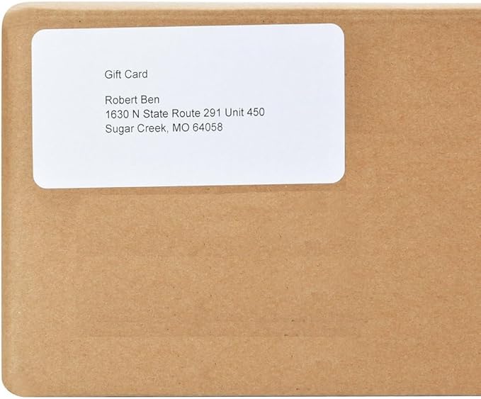 9527 Product 10 UP Sticker Labels,2x4 inches FBA Shipping Address Labels for Laser/Ink Jet Printer,Total 1000 Labels-DeskLoop Office