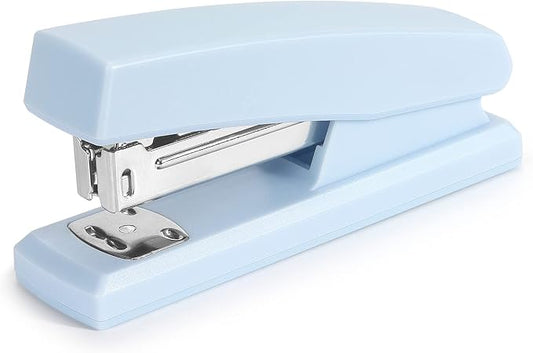 Tamaki Stapler, Office Stapler, Small Staplers for Desk, Blue-DeskLoop Office