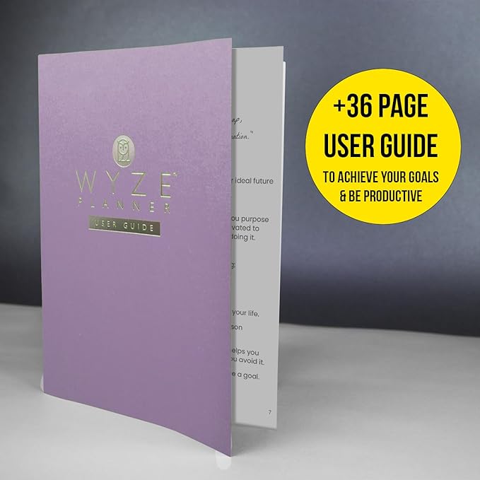 Undated Daily Planner – 6-Month A5 Productivity Organizer with Full Page Per Day, Hourly Schedule, Goal Setting, Habit Tracker, Weekly & Monthly Pages – Hardcover Time Management Notebook (Lilac)-DeskLoop Office