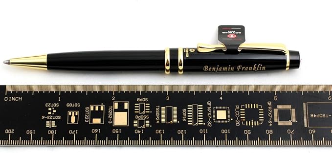 Free Engraving - Personalized Roller Ballpen, Ballpoint pen, Ball pen, Refillable Pens, Retractable Medium Point Black Ink, Custom Gifts for Men, Women, Classy Gift Box-DeskLoop Office