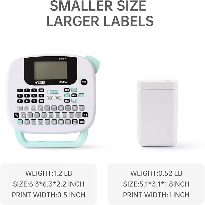 NIIMBOT Label Maker Machine D101 Label Printer Portable Wireless Connection Multiple Templates Available for Phone Easy to Use Office Home Organization USB Rechargeable-DeskLoop Office