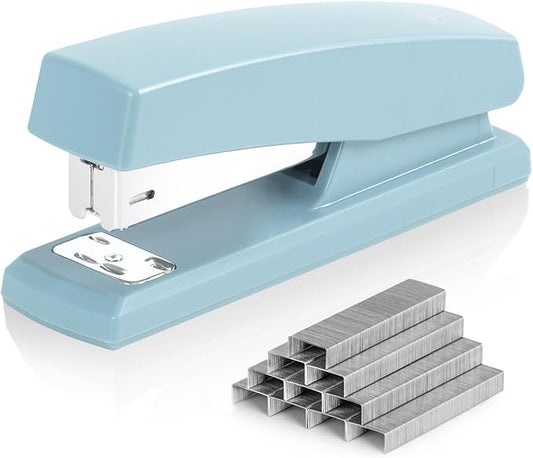 Deli Stapler, Desktop Staplers with 640 Staples, Office Stapler, 25 Sheet Capacity, Blue-DeskLoop Office