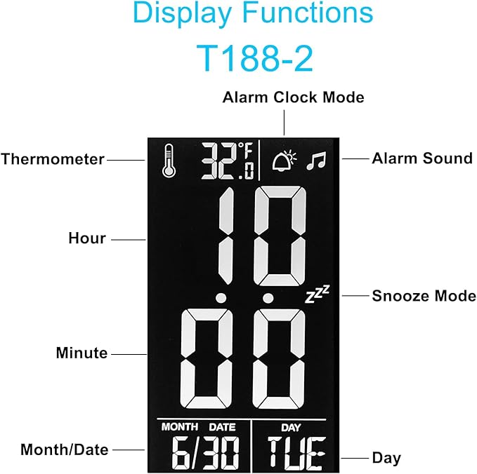LED Desk Lamp with Clock,Color Changing Nightlight,Study Lamp with Pen Holder,Desk Light with USB Charger,Table Light for Home,Office,Gift for Kids,Students,Women,Black