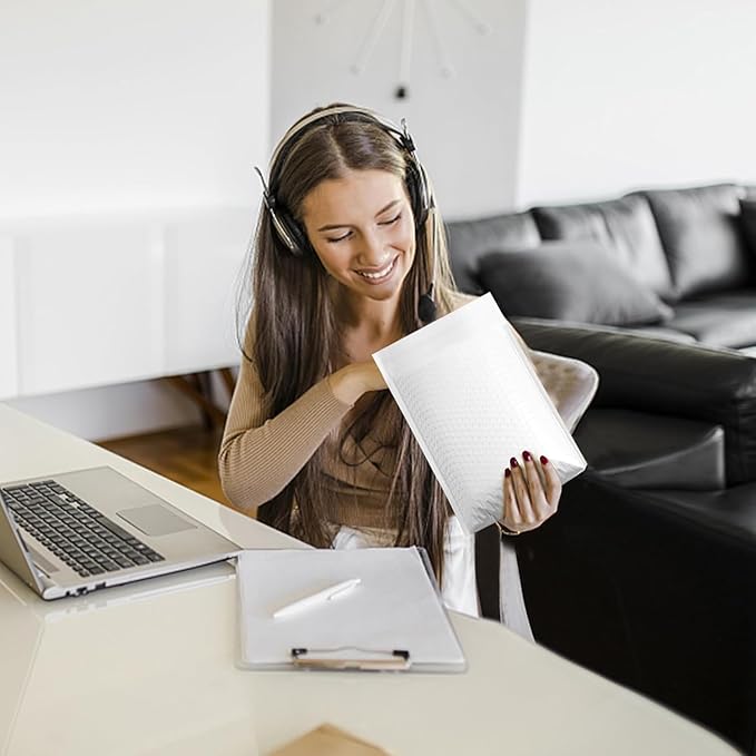 Bubble Mailers 8.5x11inch 40Pack White Bubble Mailers Self-Seal Padded Mailing Envelopes Bubble Opaque Padded Mailer for Small Businesses to Package and Mail Jewelry Cosmetics#2-DeskLoop Office