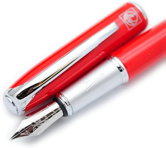 czxwyst Picasso 916 Malage Fountain Pen M Nib Original Box (Red)-DeskLoop Office